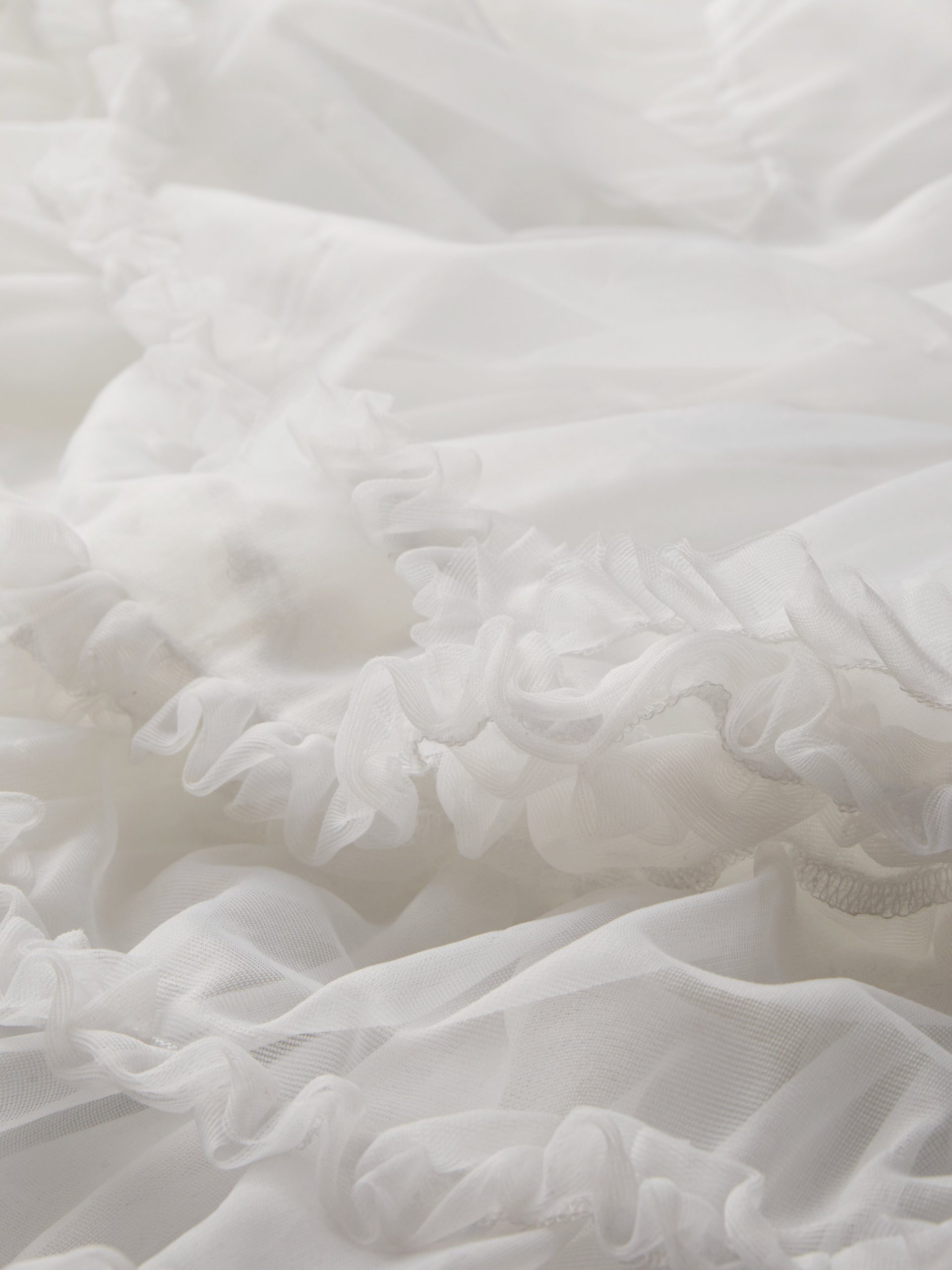 Multi-Layered Petticoat for Effortless Volume-White - Image 5